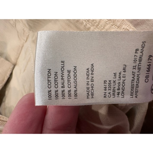 We The Free Oversized Beige Cotton Utility Shacket Jacket Women's Medium - Picture 5 of 10